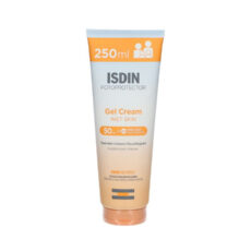 ژل ضد آفتاب بدون رنگ ایزدین SPF 50 مدل Fotoprotector مناسب پوستهای حساس حجم 250 میلیلیتر