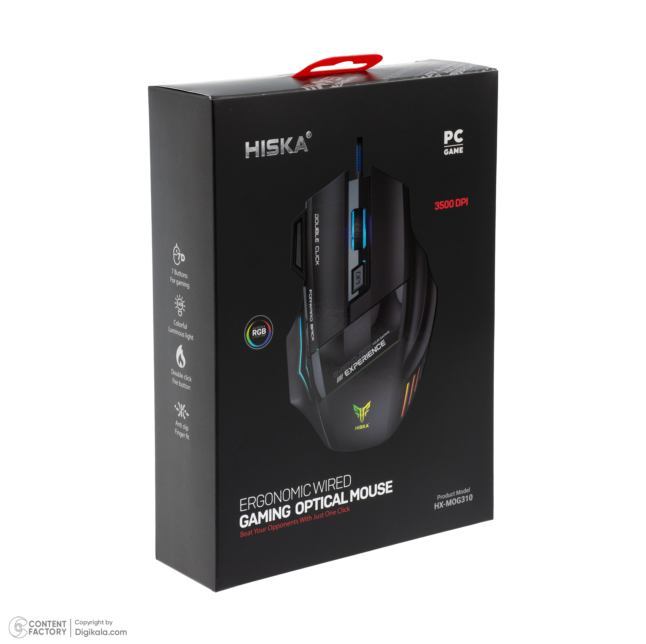 ماوس گیمینگ هیسکا مدل HX-MOG310