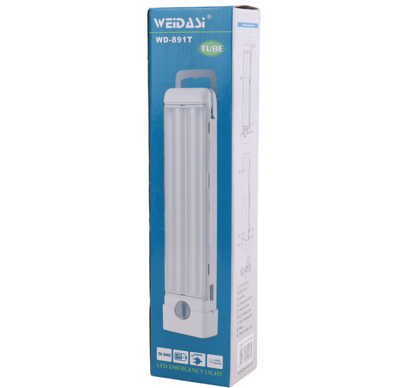 چراغ اضطراری ویداسی مدل WD-891T با نور مهتابی