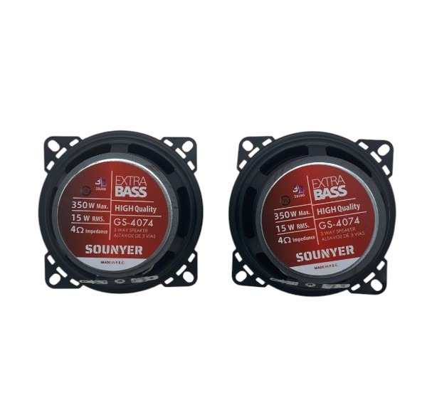 اسپیکر درب جلو راست خودرو سونیر مدل GS-4074 سایز 4 اینچ بسته دو عددی