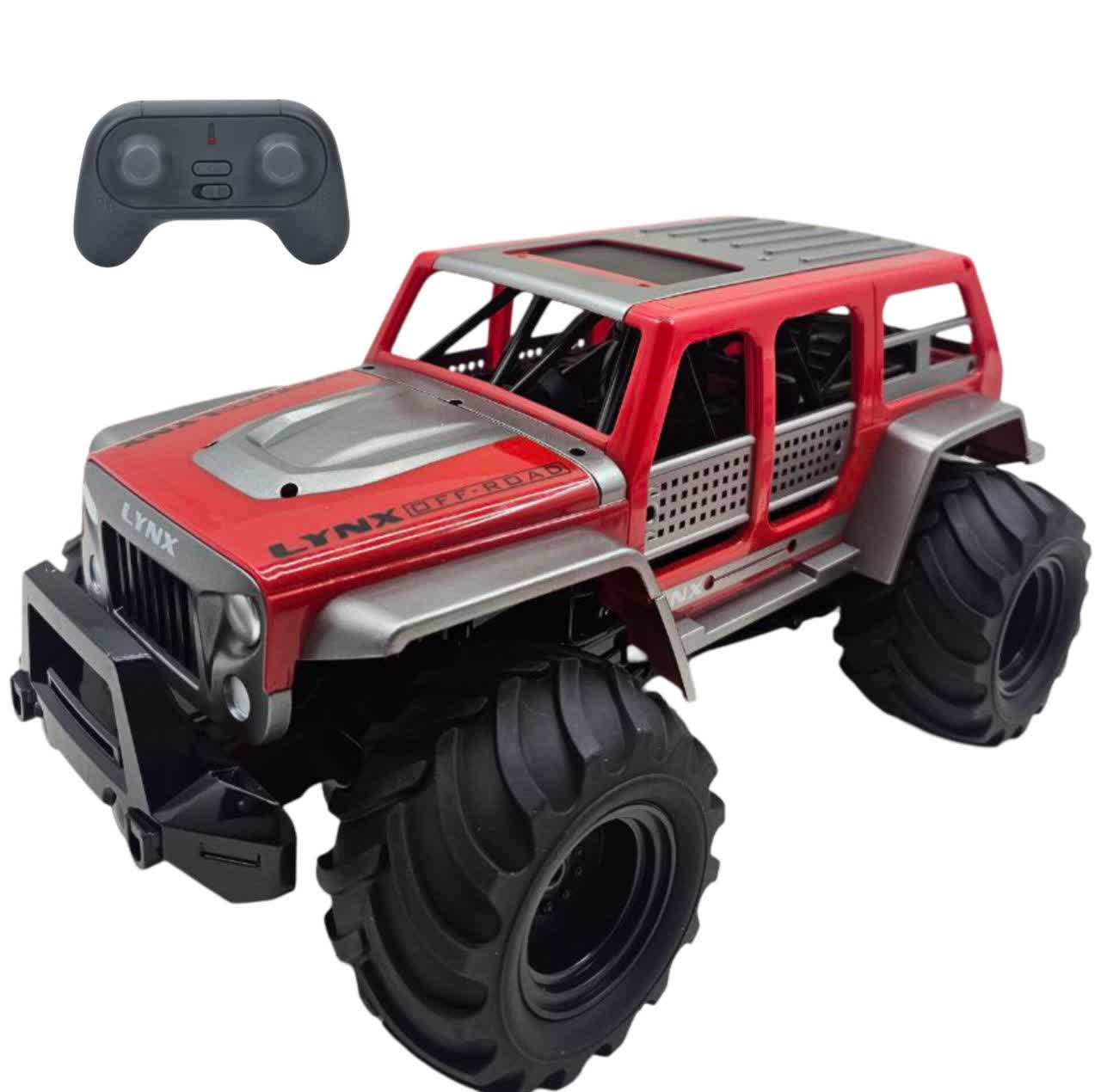 ماشین بازی کنترلی ناب سل مدل ضد آب آفرود شارژی چراغدار کد Waterproof off-road car solong RC