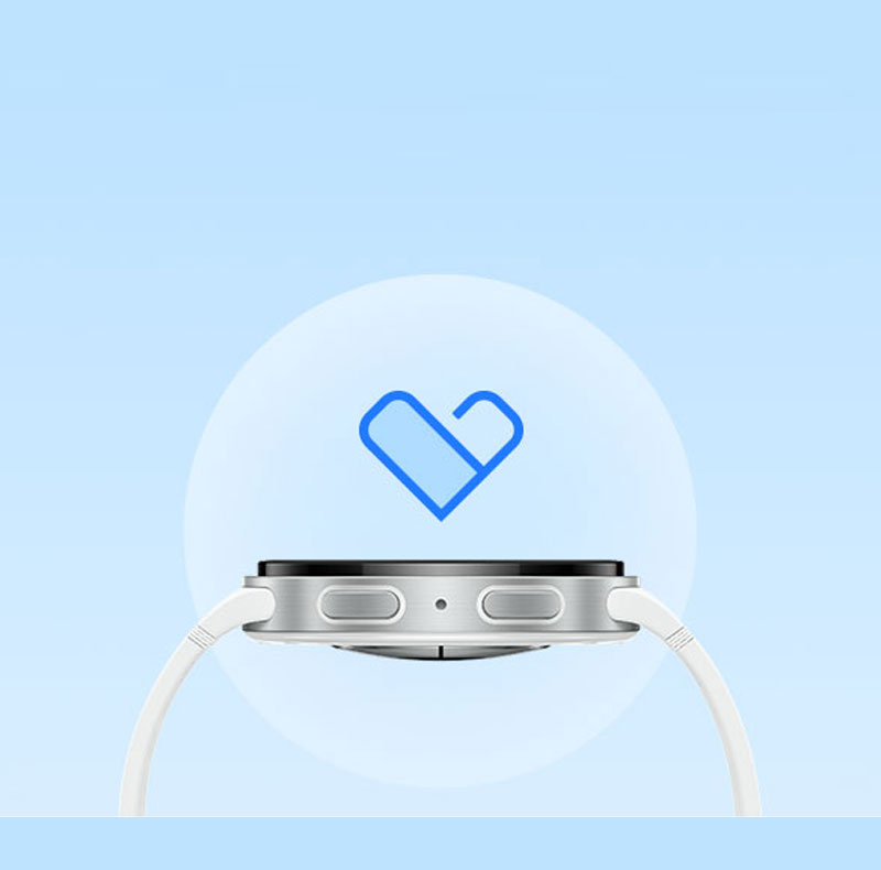 ساعت هوشمند 40 میلیمتری سامسونگ مدل Galaxy Watch 8 با بند پلاستیکی