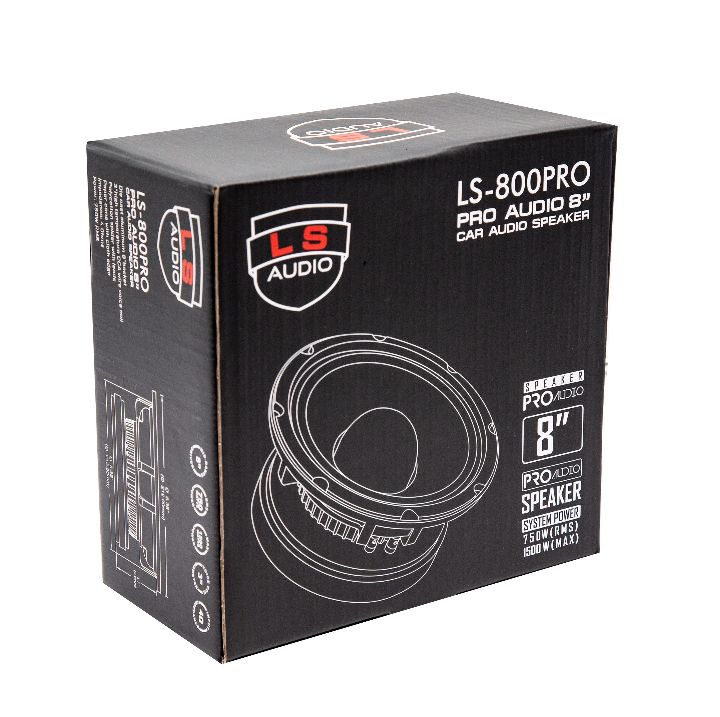 میدرنج خودرو ال اس ادیو مدل LS-800PRO بسته دو عددی