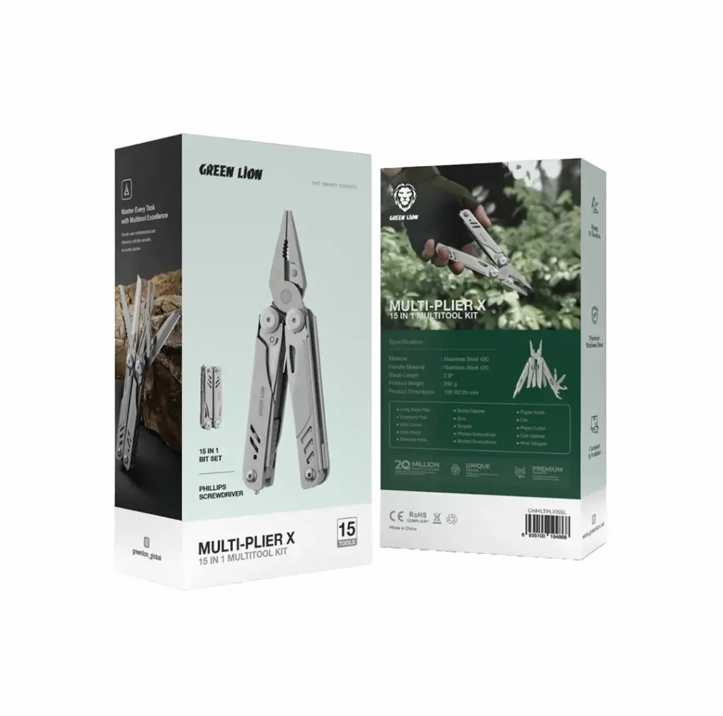 ابزار چندکاره سفری گرین لاین مدل Multi-Plier X 15 In 1