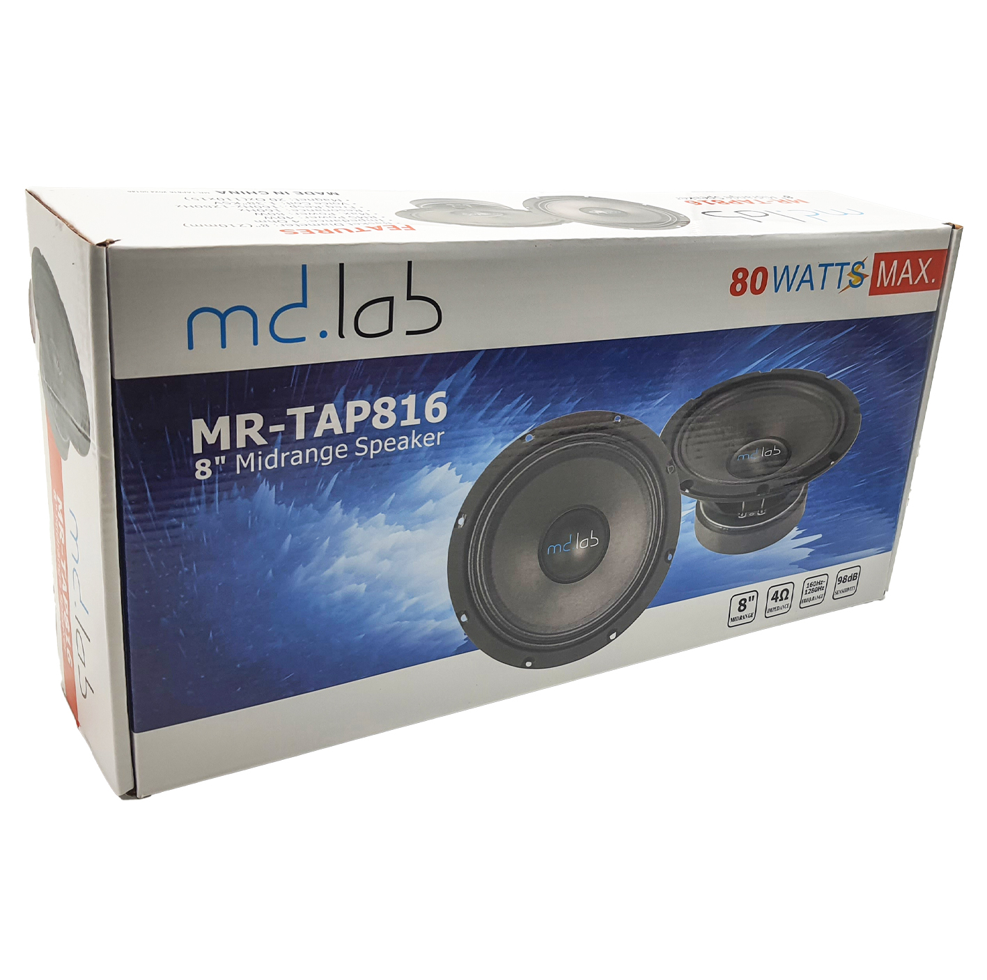 میدرنج پشت خودرو ام دی لب مدل MR-TAP 816 سایز 8 اینچ بسته دوعددی