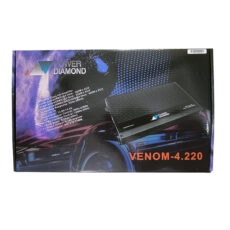 آمپلی فایر خودرو 4 کانال پاور دیاموند مدل VENOM-4.220  4*100W RMS