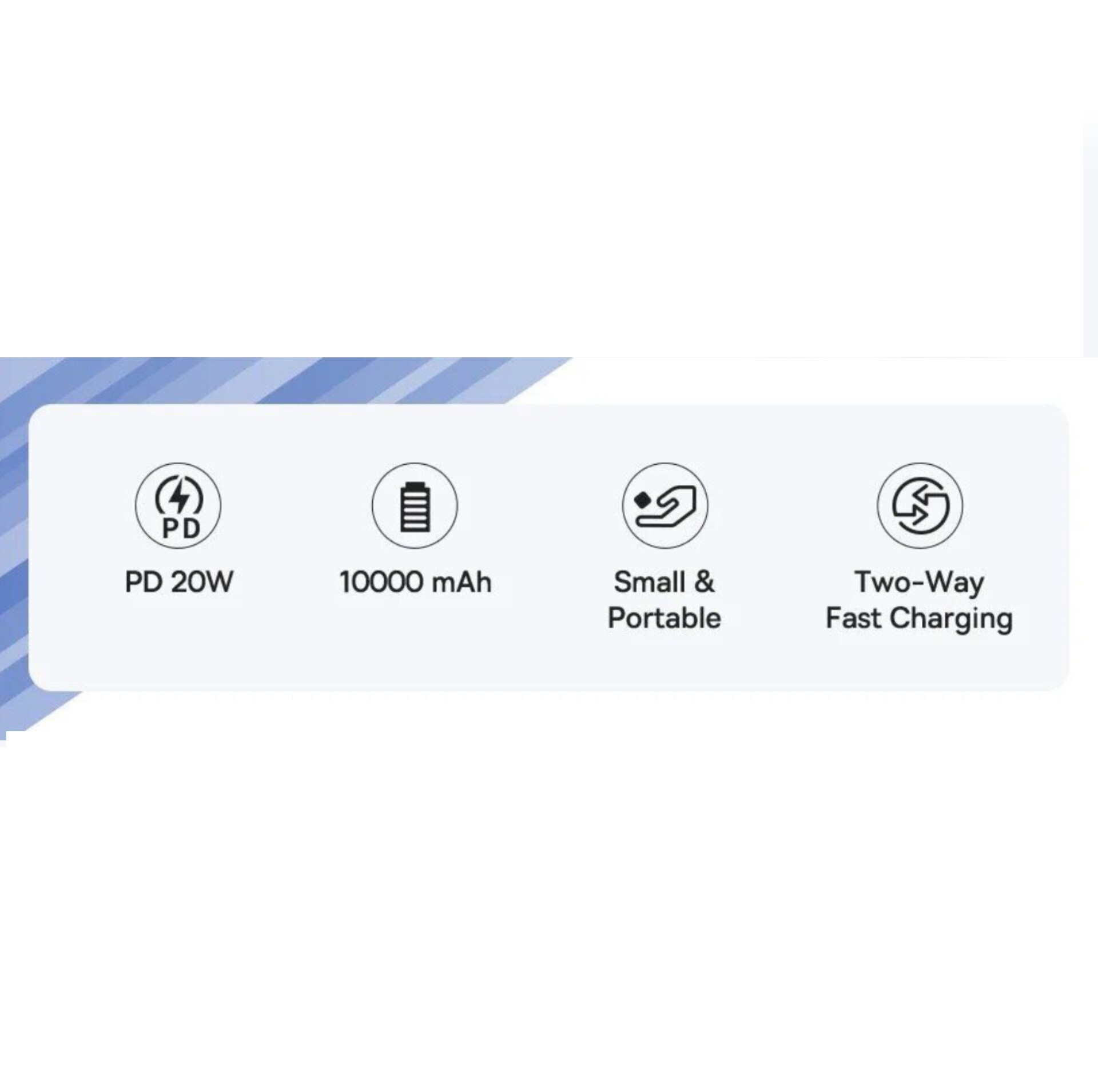 پاوربانک بیسوس مدل PicoGo 20W ظرفیت 10000 میلی آمپر ساعت