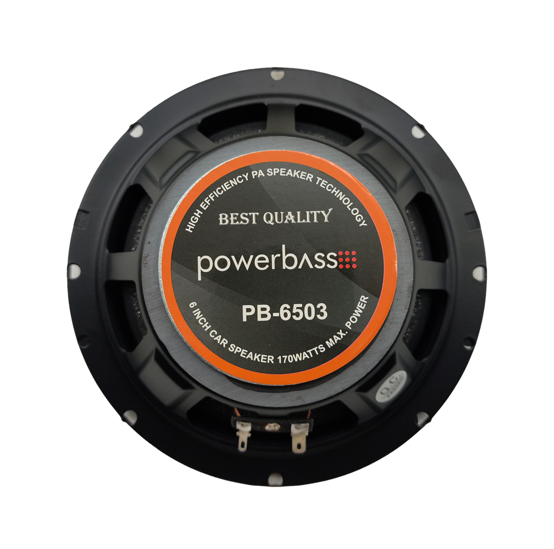 اسپیکر پشت و جلو خودرو پاوربیس مدل PB-6503 سایز 6.5 اینچ بسته دو عددی