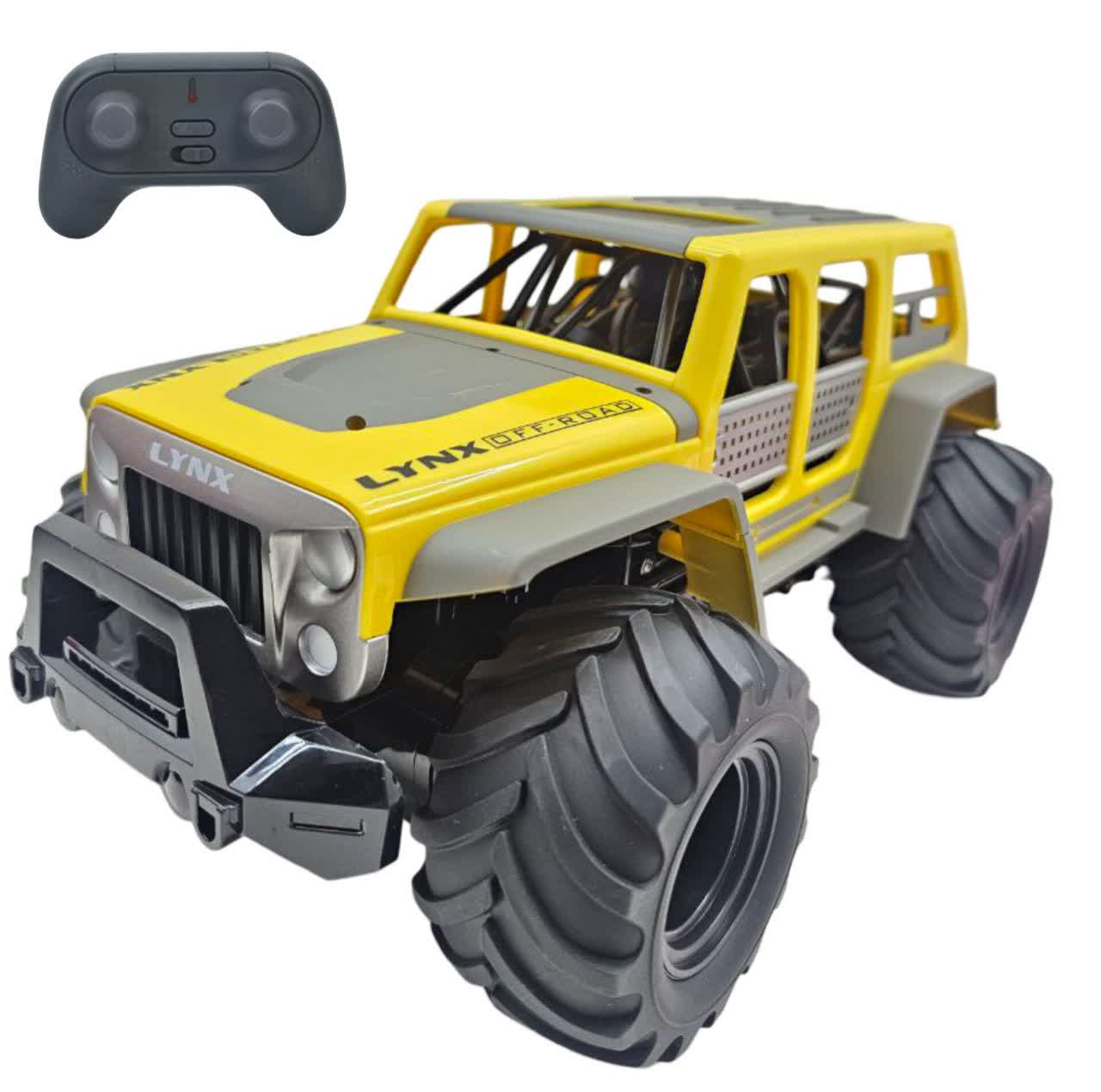 ماشین بازی کنترلی ناب سل مدل ضد آب آفرود شارژی چراغدار کد Waterproof off-road car solong RC