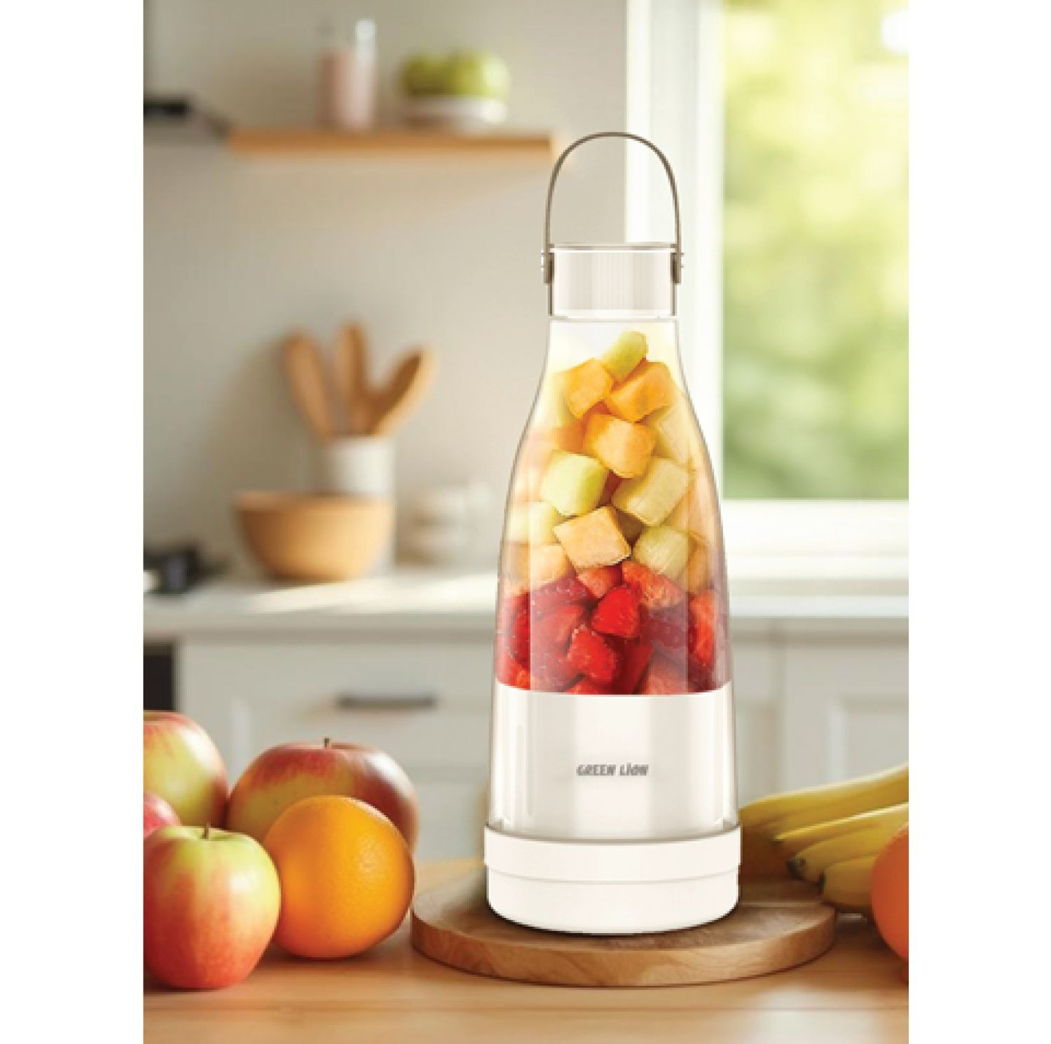 شیکر شارژی قابل حمل گرین لاین مدل Mixmate Juicer گنجایش 0.300 لیتر