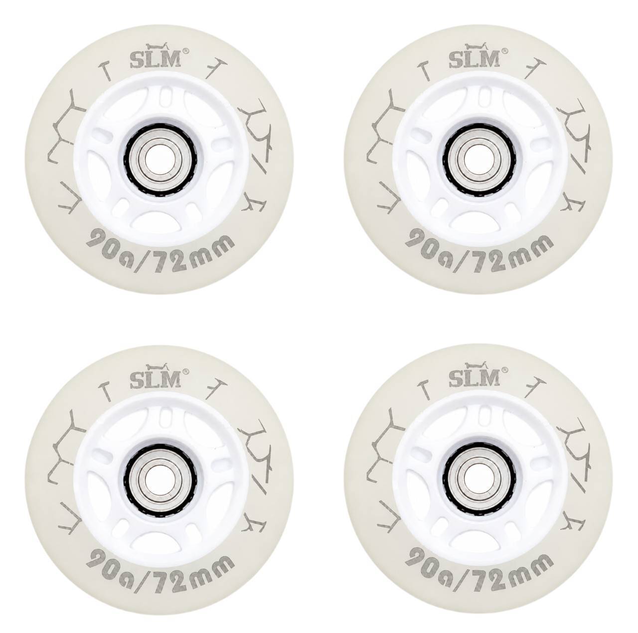 چرخ اسکیت مدل LED72MM بسته ۴ عددی