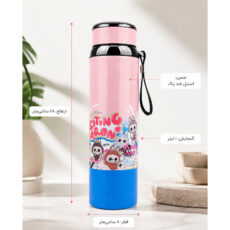 فلاسک کودک ام دی اچ ال مدل لبوبو و گروه دوستان  گنجایش 1 لیتر