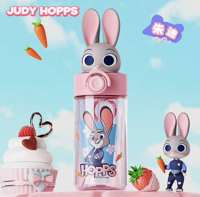 قمقمه کودک مدل Judy Hopps گنجایش 0.5 لیتر