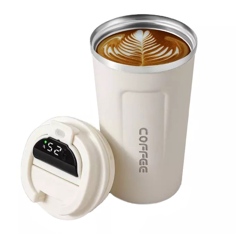 ماگ سفری مدل هوشمند Coffee 1002 گنجایش 0.51 لیتر