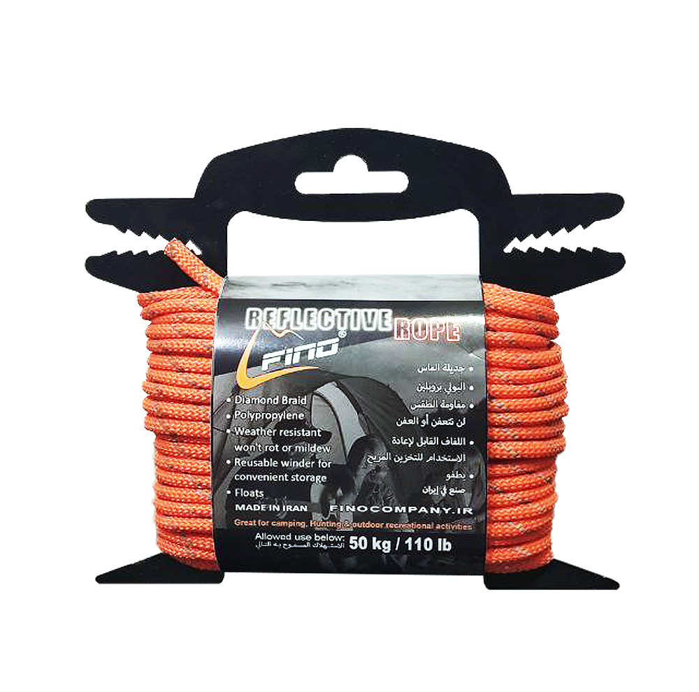 طناب شبرنگ فینو مدل Reflective-3.5mm طول 30 متر