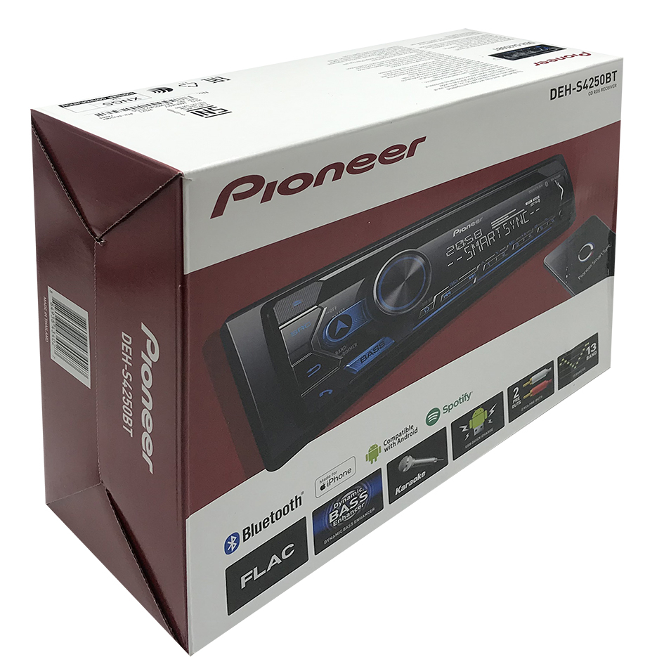 پخش کننده خودرو پایونیر مدل DEH-S4250BT
