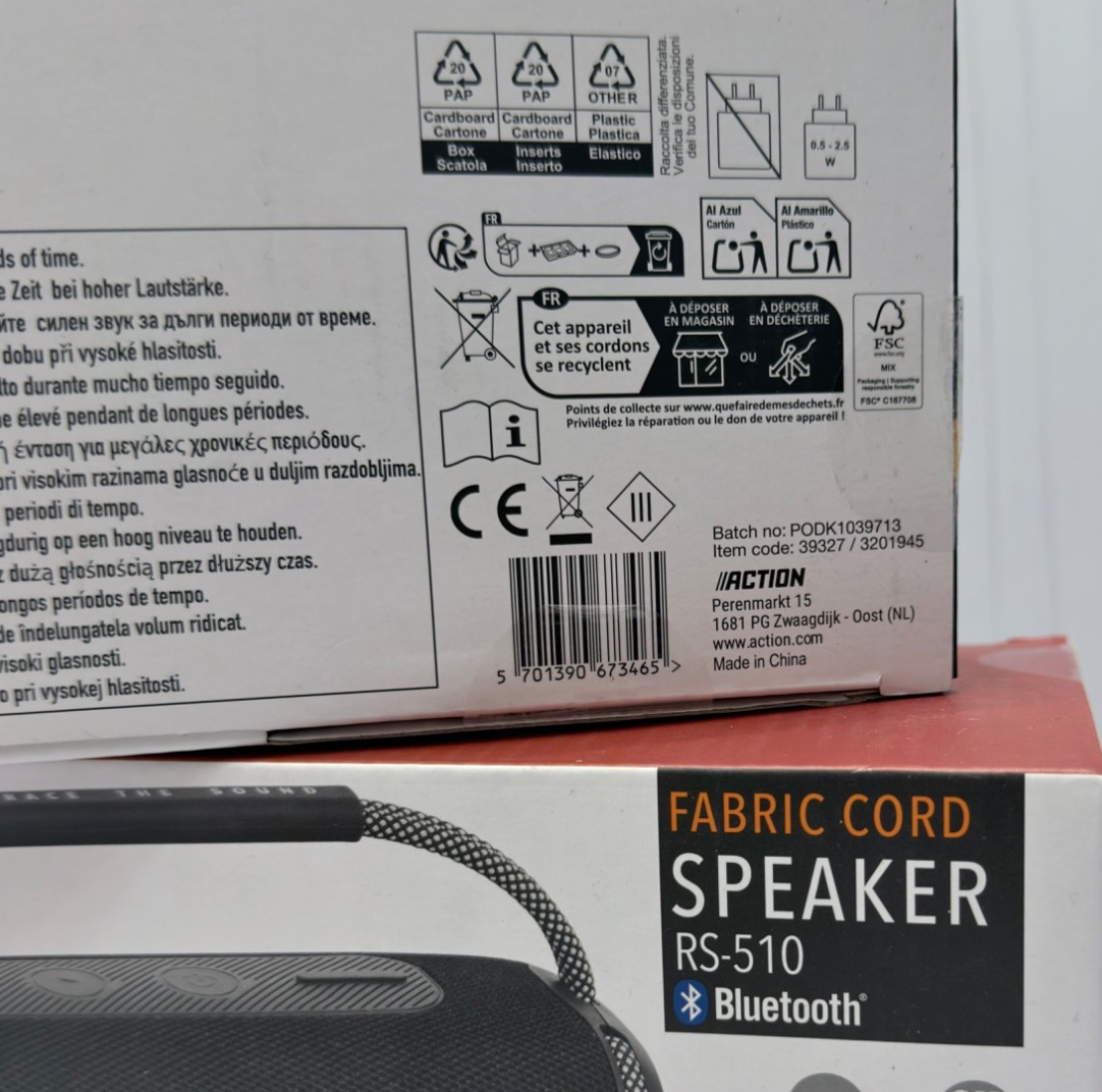 اسپیکر بلوتوثی قابل حمل رزلند مدل RS-510
