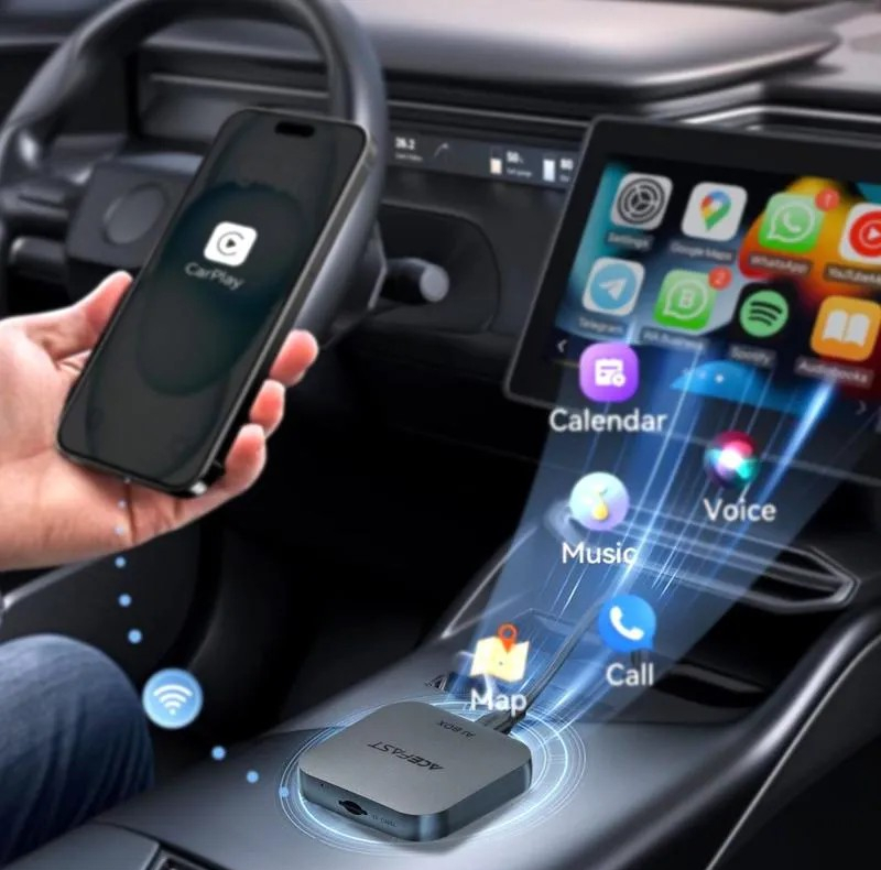 دانگل کارپلی و اندروید اتو ایس فست مدل Aceauto QC2