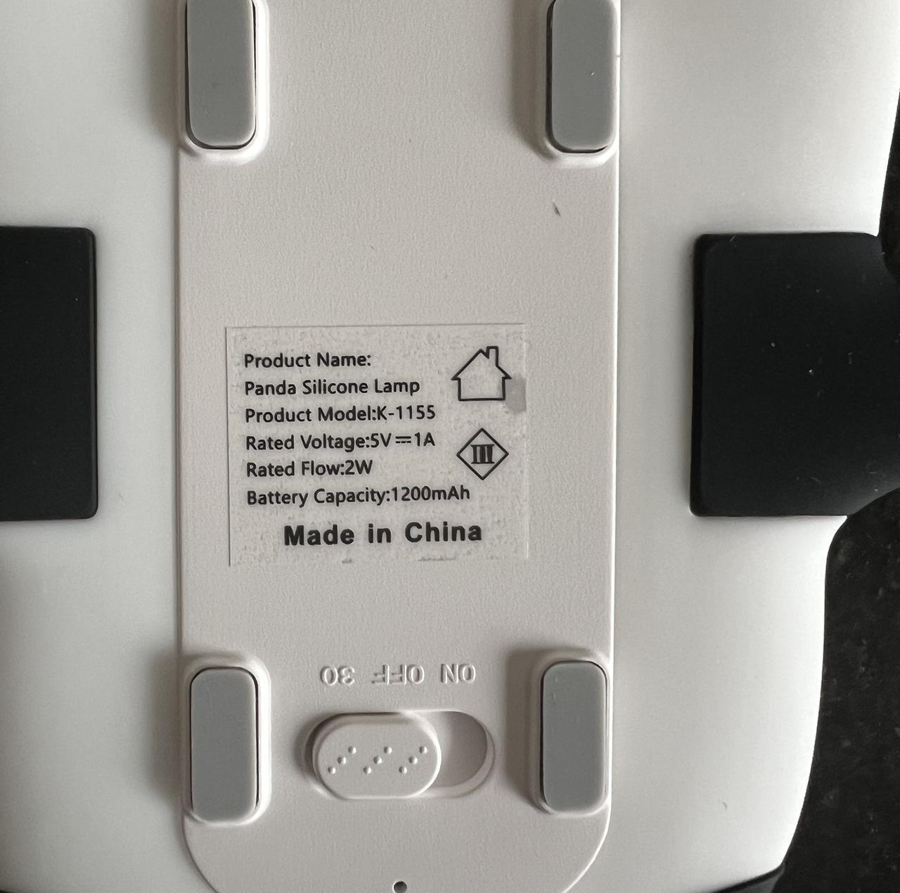 چراغ خواب اتاق کودک مدل panda