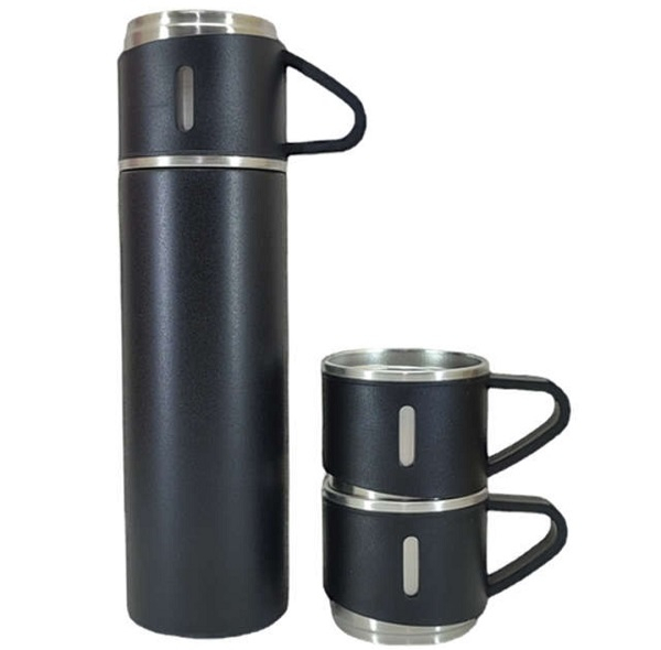 فلاسک و لیوان مدل hot-cold گنجایش 0.5 لیتر بسته 3 عددی