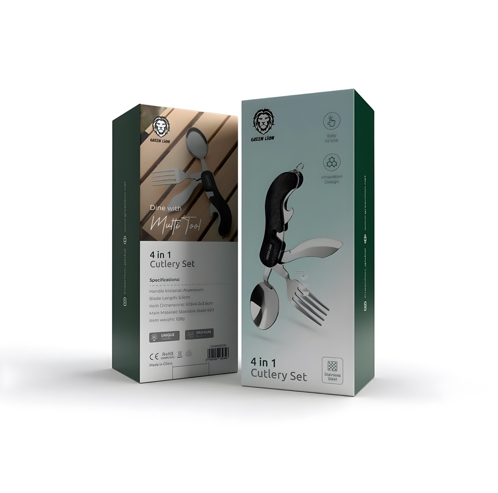مجموعه قاشق و چنگال سفری گرین لاین مدل Cutlery Set