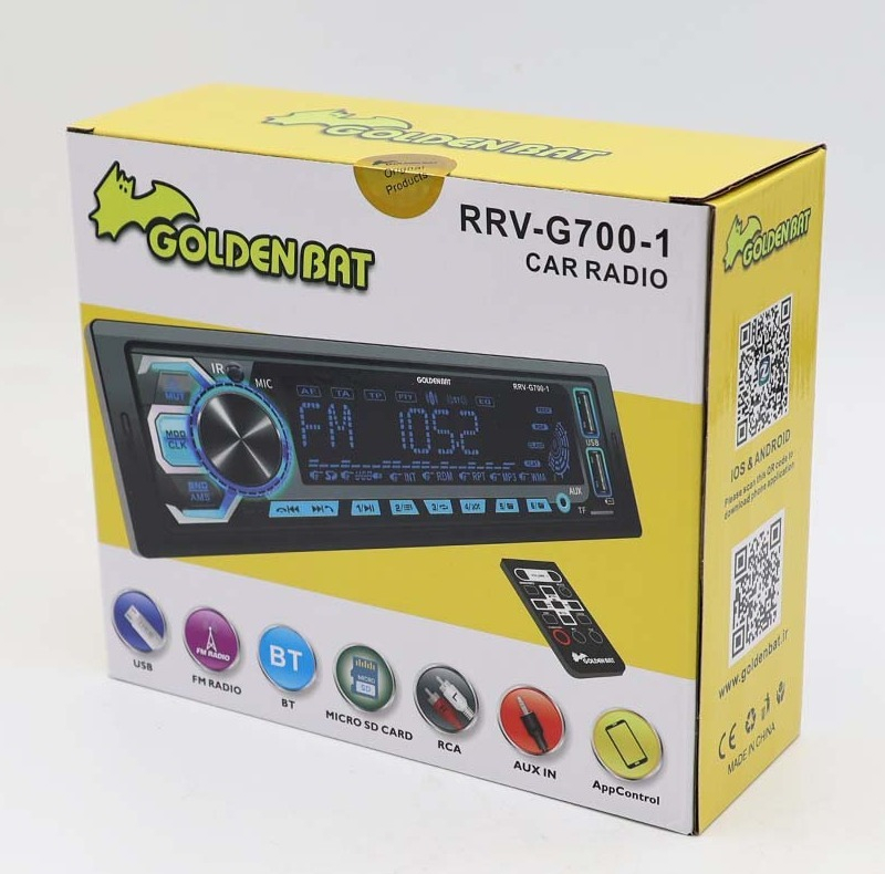 پخش کننده خودرو گلدن بت مدل RRV-G700-1
