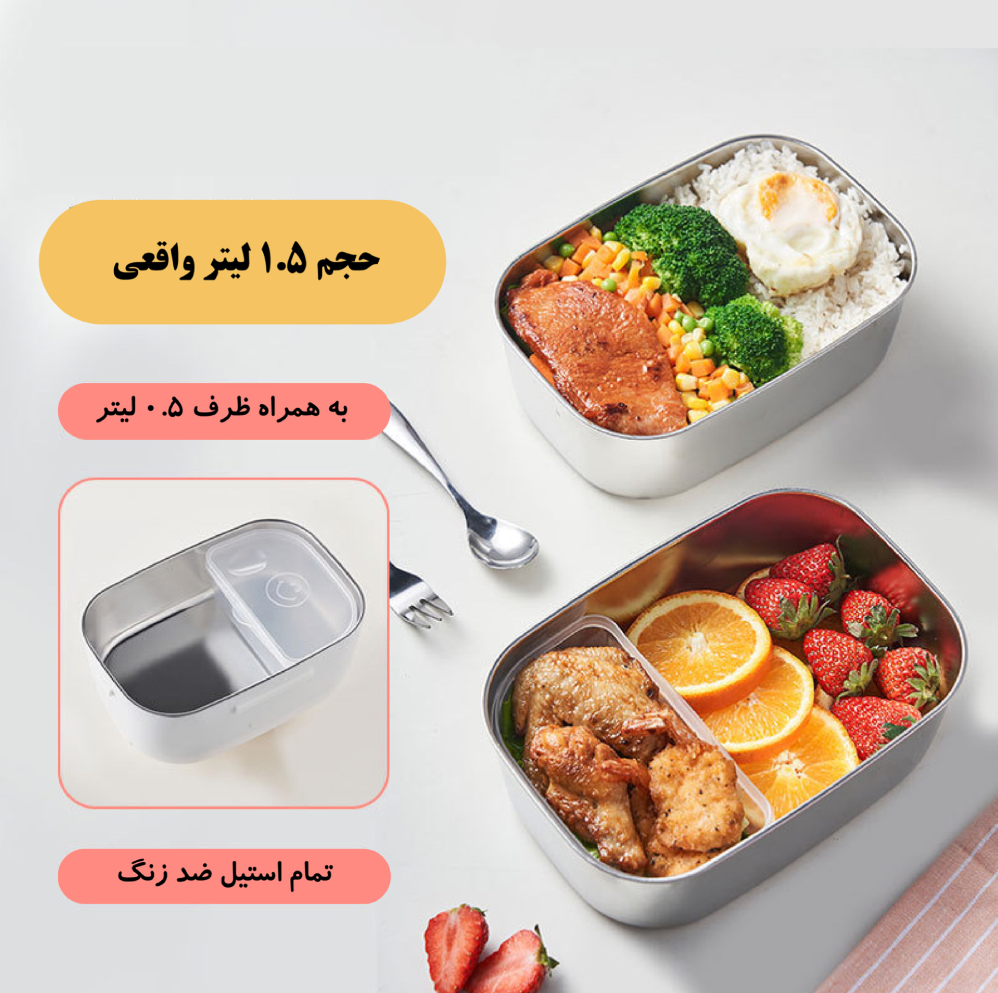 ظرف غذا سفری برقی مدل DFH-001