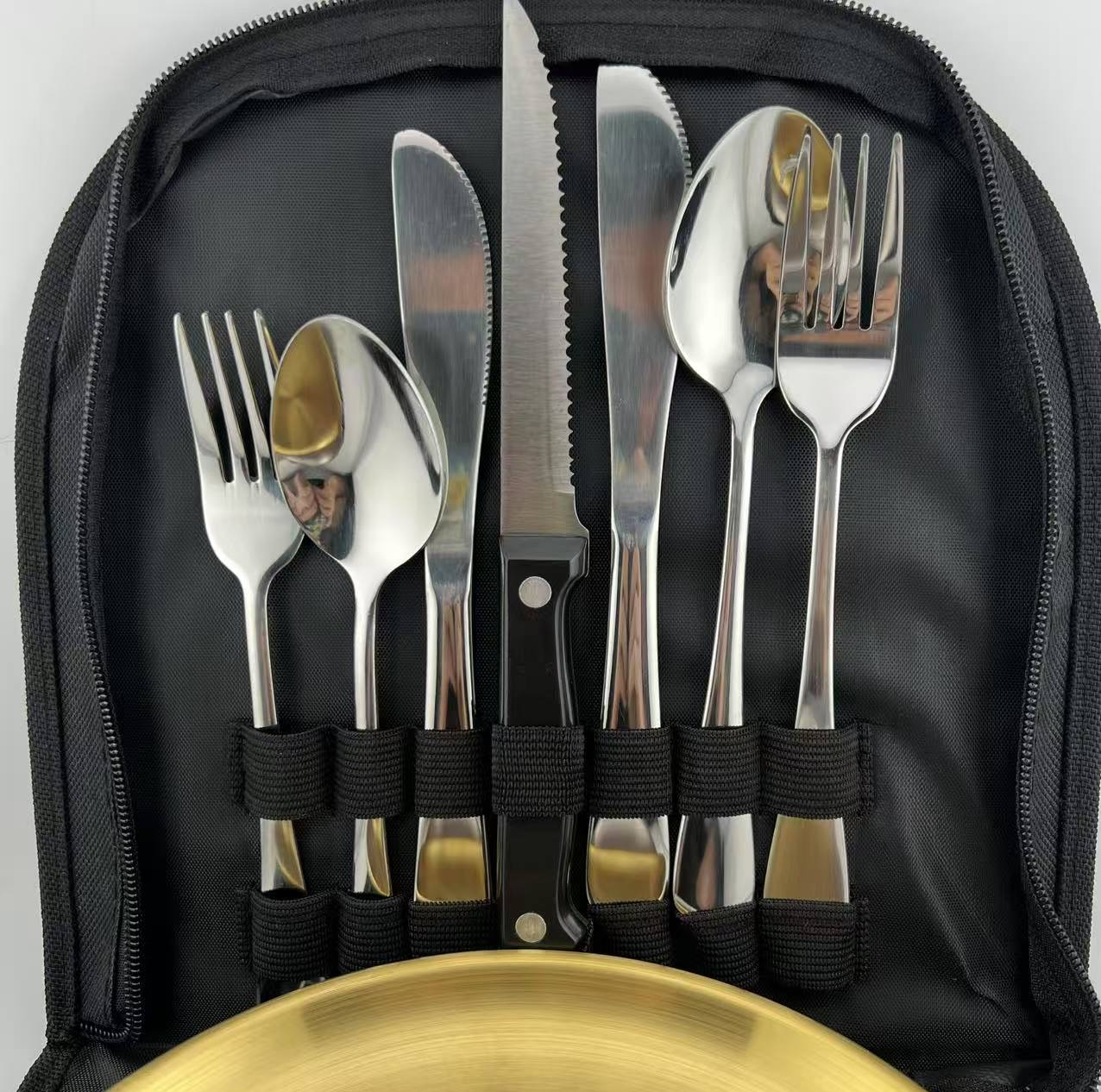 مجموعه ظروف سفری 2 نفره کد Stainless steel