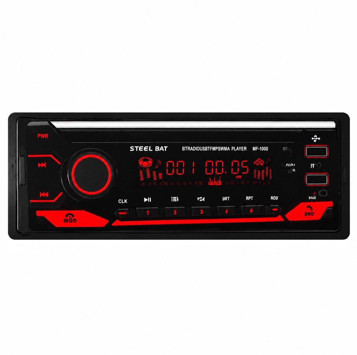 پخش کننده خودرو استیل بت مدل MF-1000