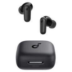 هدفون بلوتوثی انکر مدل Soundcore P30i با نویز کنسلینگ فعال (ANC)، درگاه شارژ USB Type-C، دارای 4 میکروفون با فناوری هوش مصنوعی، مجهز به دکمه لمسی و نشانگر LED مقاوم در برابر رطوبت و گردوغبار