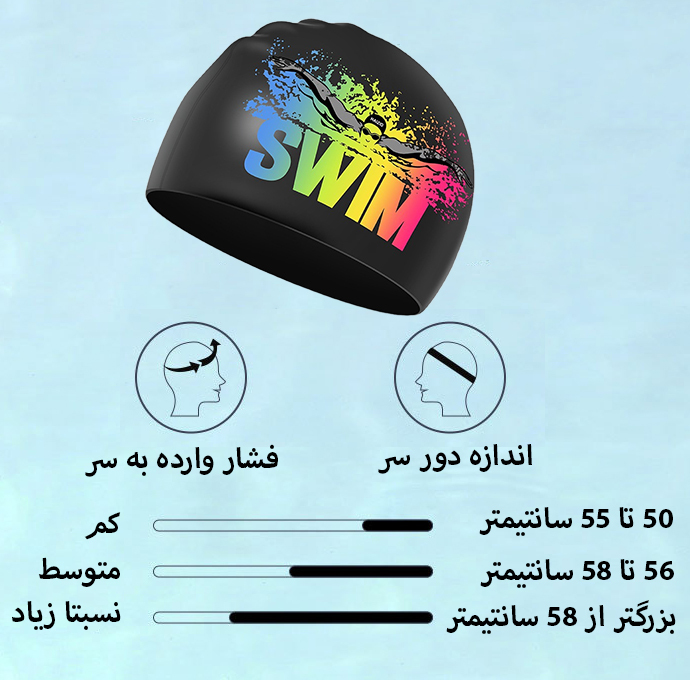 کلاه شنا هایزید مدل SY-208