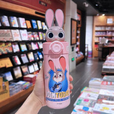 قمقمه کودک مدل Judy Hopps گنجایش 0.45 لیتر