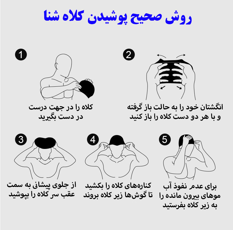 کلاه شنا طرح فضانورد مدل SY-1201