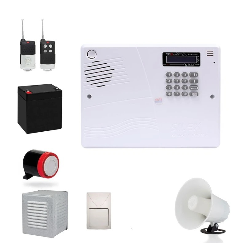 سیستم امنیتی دزدگیر سایلکس مدل پک کامل SG-Lite تک چشمی
