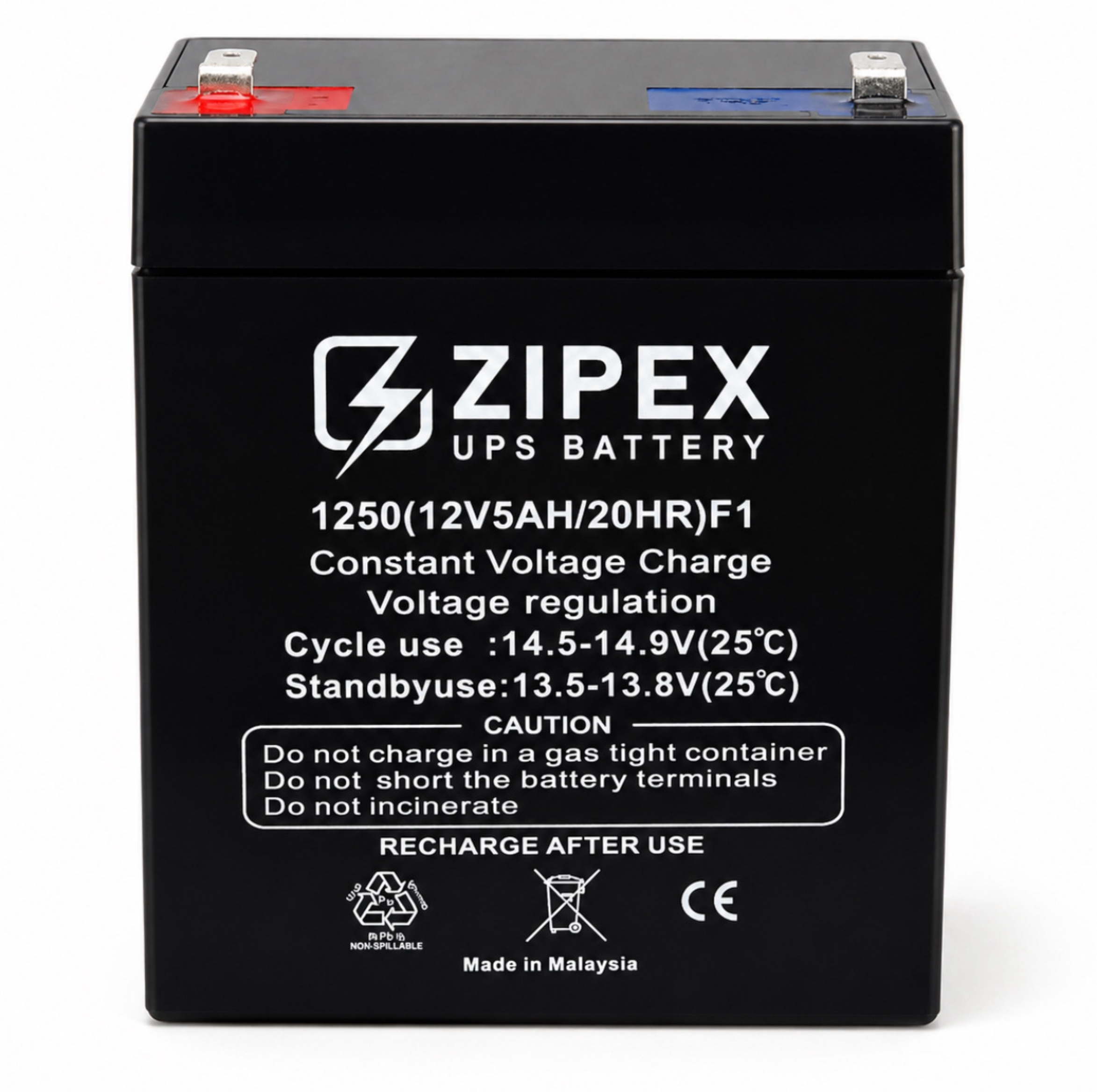 باتری UPS با ولتاژ 12 ولت و شدت جریان 5 آمپرساعت مدل PANA-12V-5A