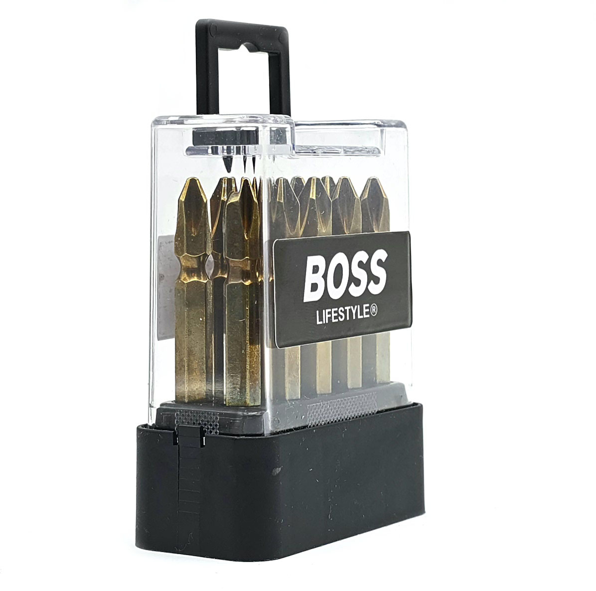 نوک پیچ گوشتی دو سر چهار سو باس مدل ph2-65MM مجموعه 10 عددی