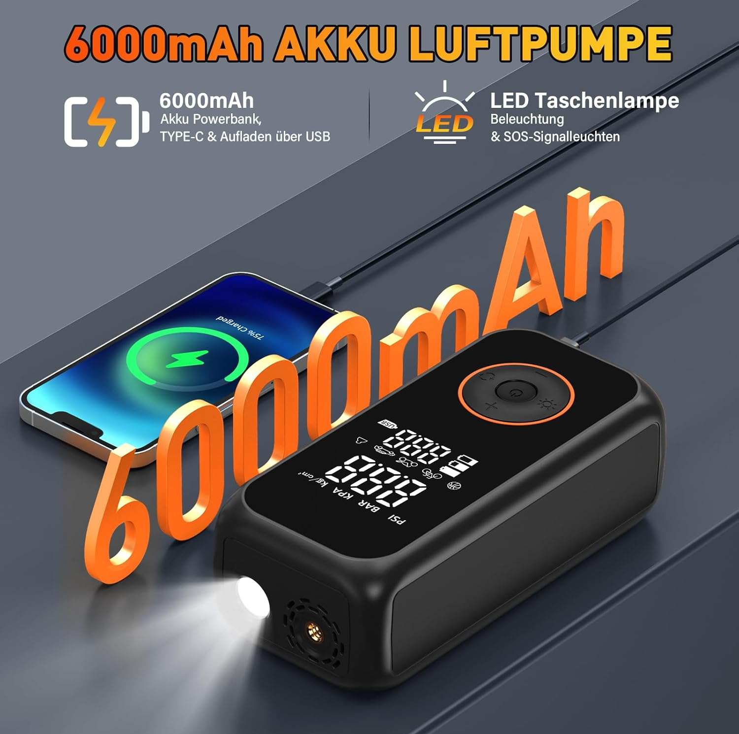 کمپرسور هوا 95 وات با حداکثر فشار 150 پی اس ای مدل MQ-CQB03