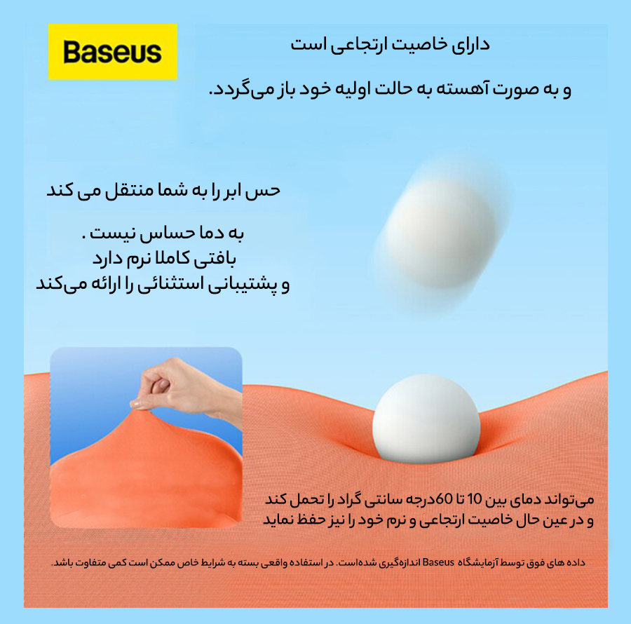 پشتی صندلی خودرو بیسوس مدل Lumbar Pillow
