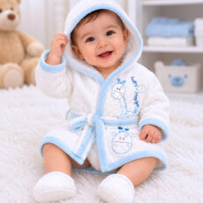 حوله دورپیچ نوزاد مادرکر مدل ظرافه کد B-0001 سایز 45x34x9 سانتی‌متر