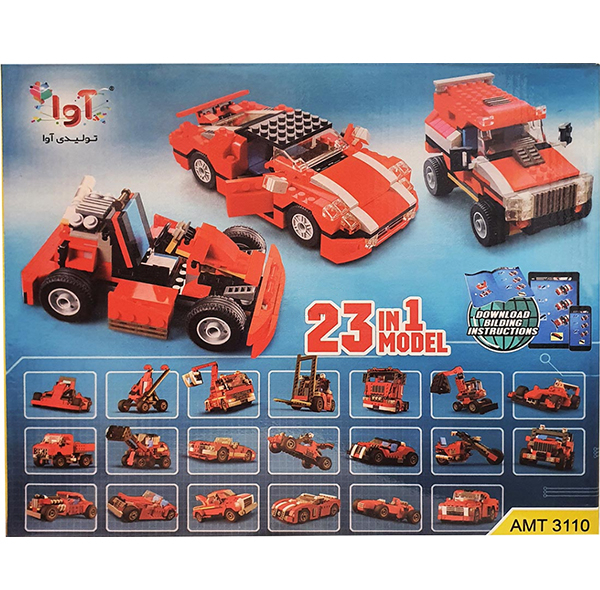 ساختنی آوا طرح ماشین مدل AMT3110 کد 1