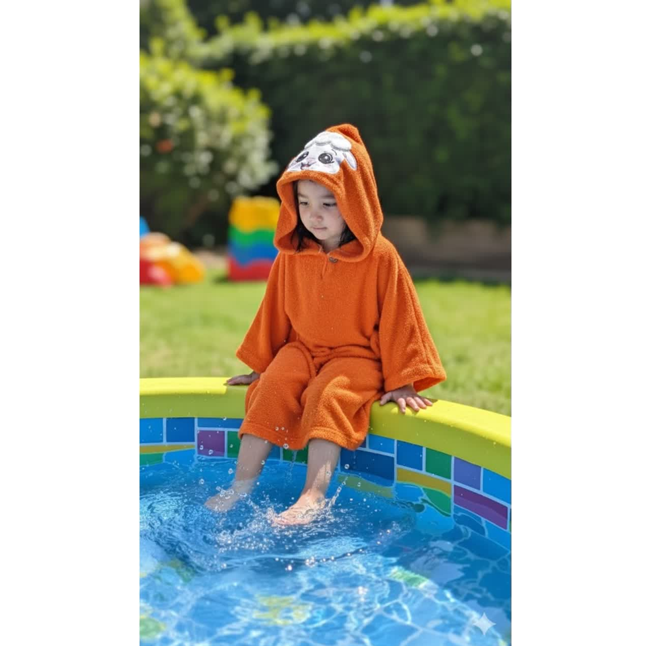 حوله پالتویی کودک مدل ببعی سایز 70×120 سانتیمتر