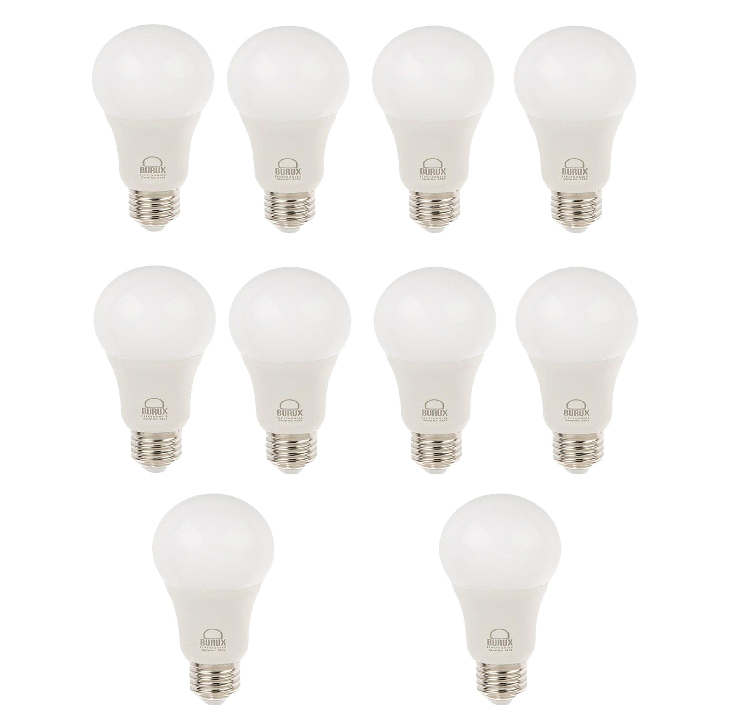 لامپ LED بروکس 10 وات مدل A60 پایه E27 بسته 10 عددی