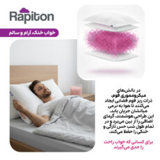 بالش طبی رپیتون مدل میکرومموری‌فوم سایز XL
