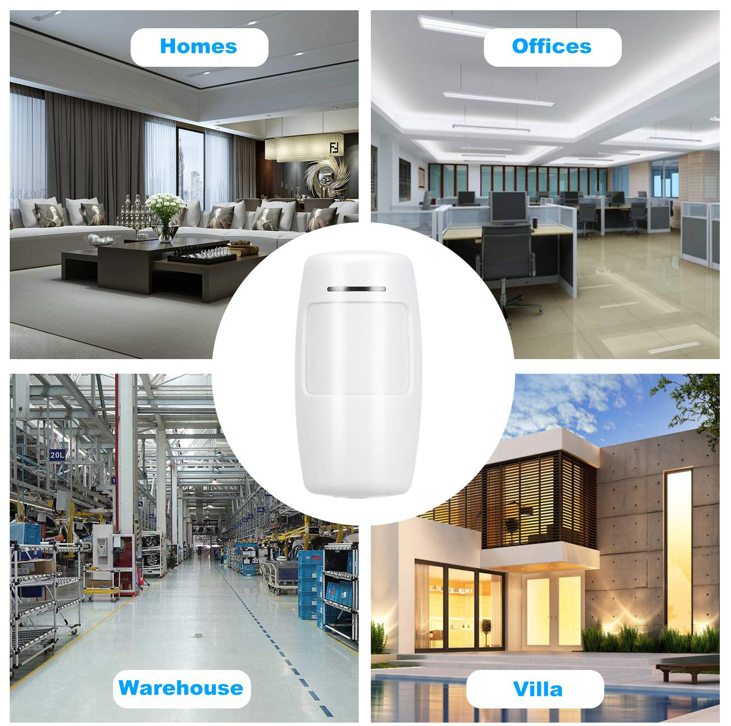 سنسور حرکتی دزدگیر اسمارت مدل Blue 433MHz