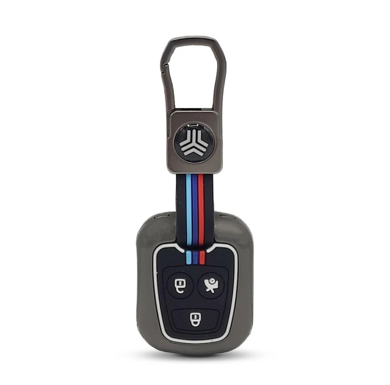 کاور ریموت و سوئیچ خودرو چیکال طرح فلزی کد P-153 مناسب برای پراید و تیبا