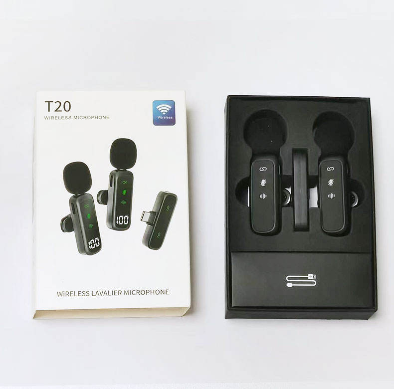 میکروفن بی سیم مدل T40 با درگاه لایتنینگ