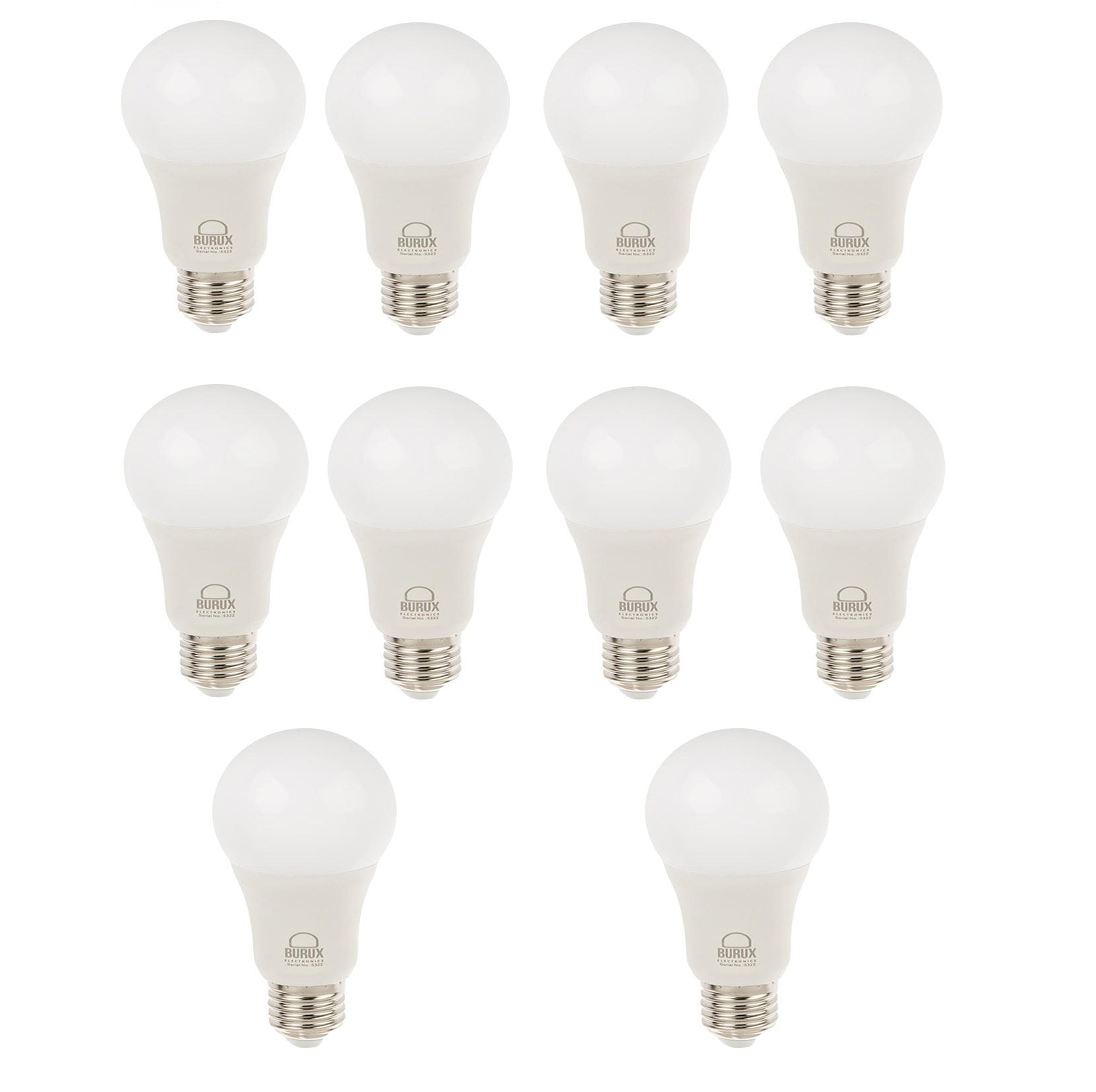 لامپ LED بروکس 10 وات مدل A60 پایه E27 بسته 10 عددی