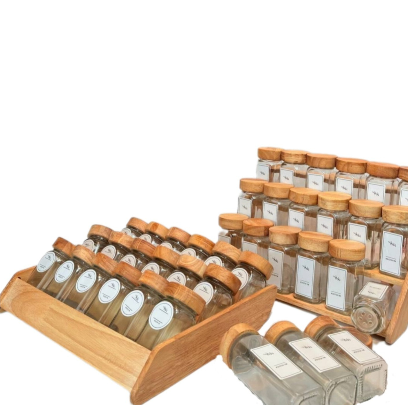 جای ادویه 18 پارچه مدل مک کارتی RM1432 به همراه استند
