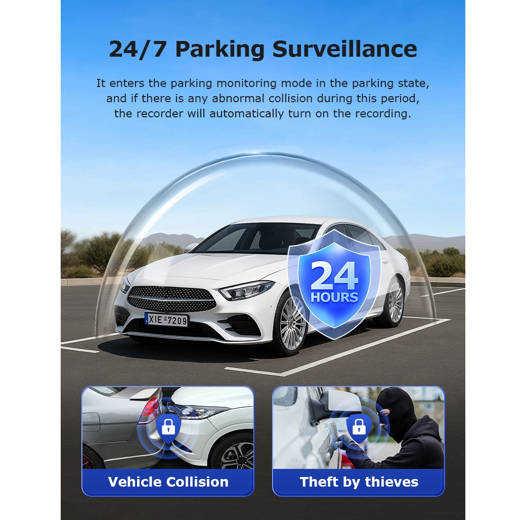 دوربین ثبت وقایع خودرو هونک مدل HK-C9-GPS-4G