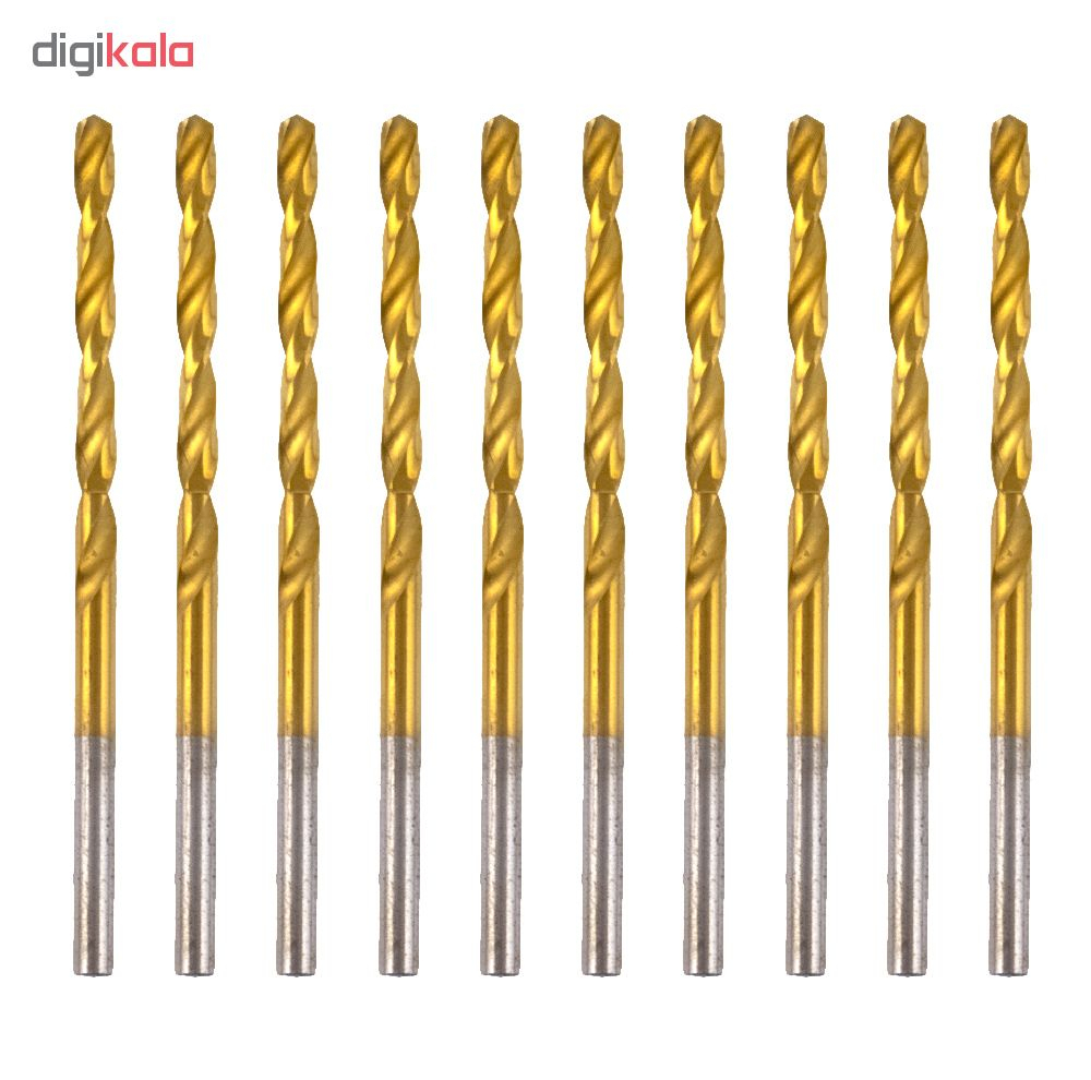 مجموعه 10 عددی مته تی جی کد TG-D-09.5 سایز 9.5 میلی متر